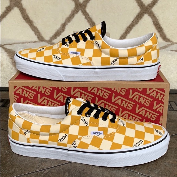 VANS ERA big checkerboard yellow/true white Womens - Picture 12 of 16